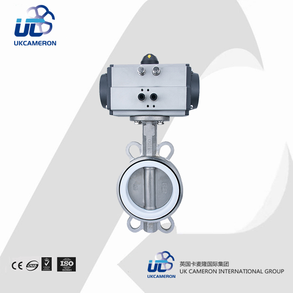 進口氣動四氟蝶閥